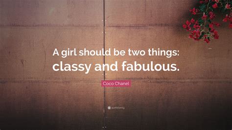 coco chanel two things